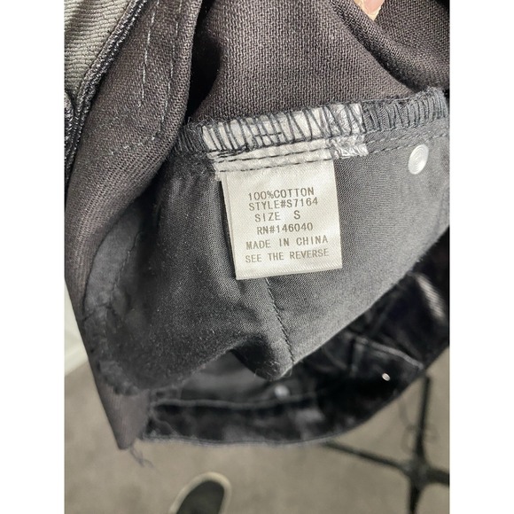 American‎ Threads Women's Glossy Goth Grunge  Skirt Black Size Small - Picture 7 of 7